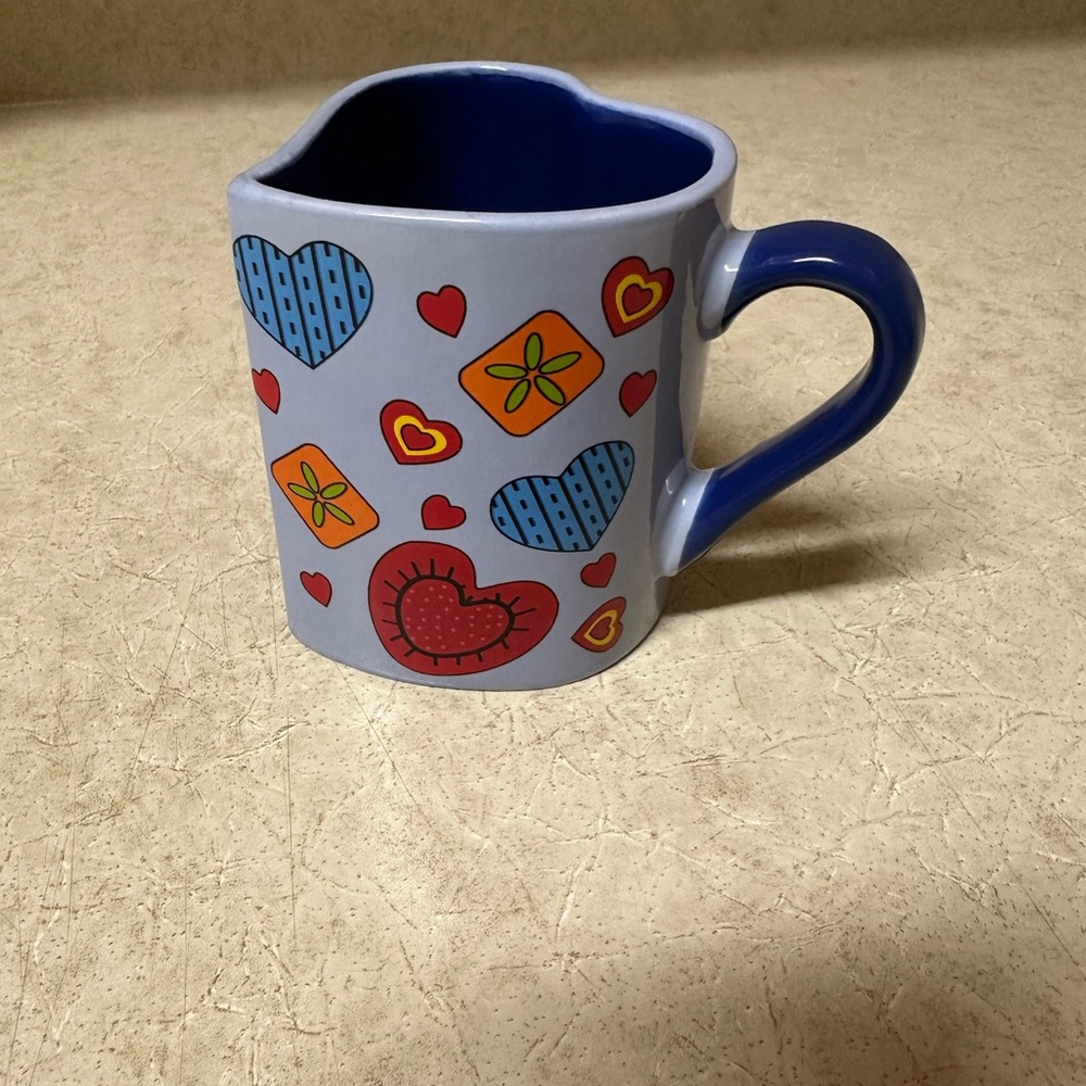 Beautiful heart mug